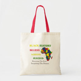 顕彰インスパイア過去の黒人歴史月間 トートバッグ