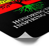 顕彰インスパイア過去の黒人歴史月間 ポスター (角)