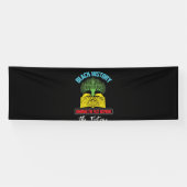 顕彰インスパイア過去の黒人歴史月間 横断幕 (横)