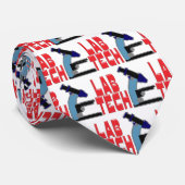 顕微鏡が付いている実験室TECH ネクタイ (ロール)