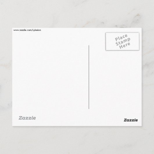 顕微鏡で玉ねぎの表皮の細胞をシャロット ポストカード (裏面)