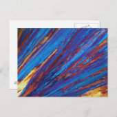 顕微鏡で硝酸塩ツリウム ポストカード (正面/裏面)