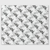 顕微鏡のウイルス ラッピングペーパー (フラット)