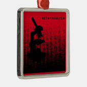 顕微鏡のドット・パターン メタルオーナメント (右)