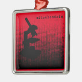 顕微鏡のドット・パターン メタルオーナメント (左)