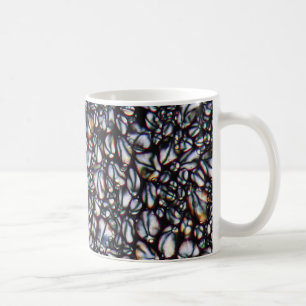 顕微鏡の下のかたくり粉 コーヒーマグカップ
