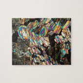 顕微鏡の下のアラニンアミノ酸 ジグソーパズル (横)