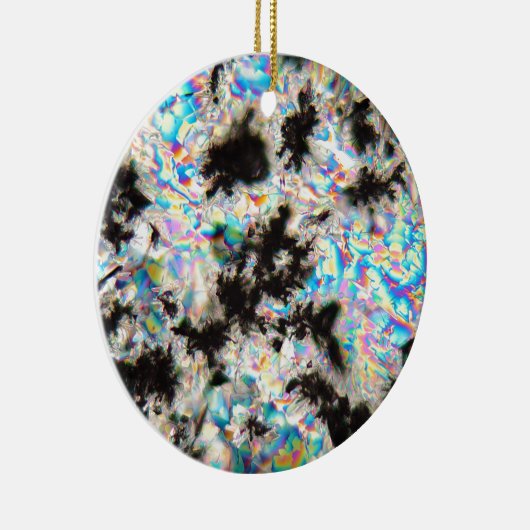 顕微鏡の下のカリウムの硫酸塩 セラミックオーナメント (右)