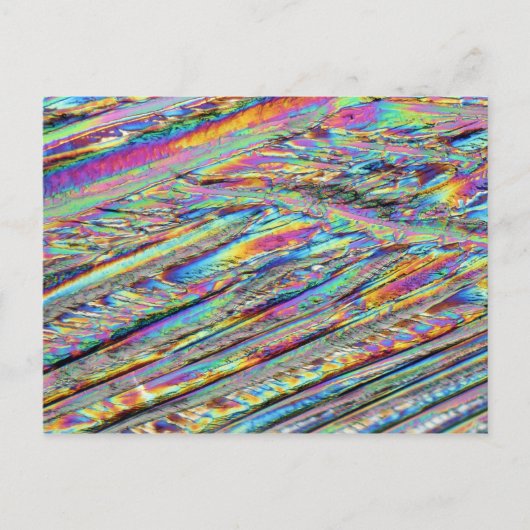 顕微鏡の下の元素/マグネシウム ポストカード (正面)