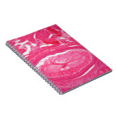 顕微鏡の下の卵巣の細胞 ノートブック (右側)