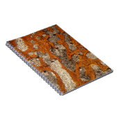 顕微鏡の下の恐竜の骨 ノートブック (右側)