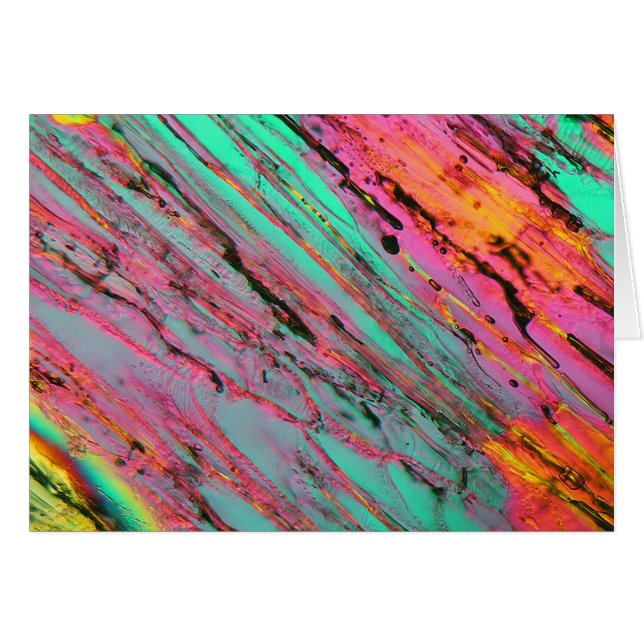 顕微鏡の下の氷 (正面横)