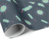 顕微鏡の下の細菌 ラッピングペーパー (ロールコーナー)