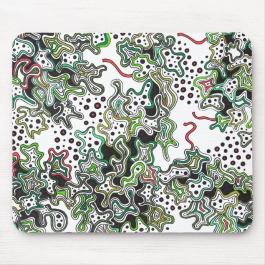 顕微鏡のmousepad マウスパッド (正面)