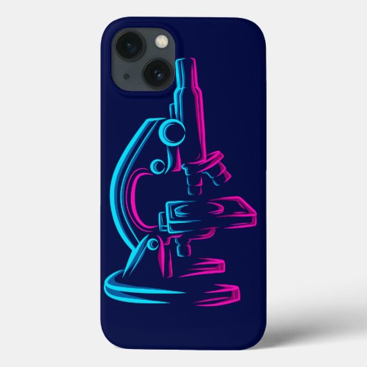 顕微鏡カラフルデザイン Case-Mate iPhoneケース (裏面)