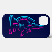顕微鏡カラフルデザイン Case-Mate iPhoneケース (裏面 (横))