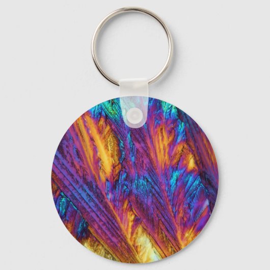 顕微鏡下のパラセタモール キーホルダー (正面)