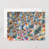 顕微鏡下のビタミンC ポストカード (正面/裏面)