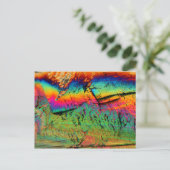 顕微鏡下のメープルシロップ ポストカード (スタンド正面)