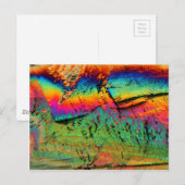 顕微鏡下のメープルシロップ ポストカード (正面/裏面)