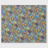 顕微鏡下の1月 ラッピングペーパー (フラット)