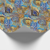 顕微鏡下の1月 ラッピングペーパー (角)