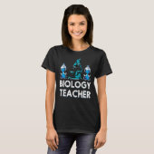 顕微鏡生物学研究室生物学先生B Tシャツ (正面フル)