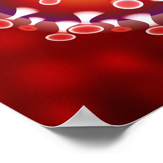 顕微鏡的コロナウイルス科学赤色生物学 ポスター (角)