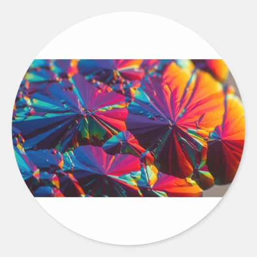 顕微鏡的結晶形成 ラウンドシール (正面)