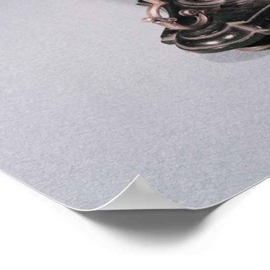 顕微鏡 ポスター (角)