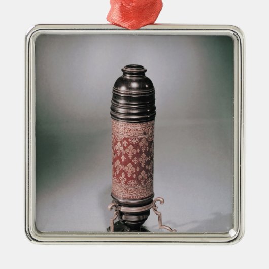 顕微鏡 メタルオーナメント (正面)