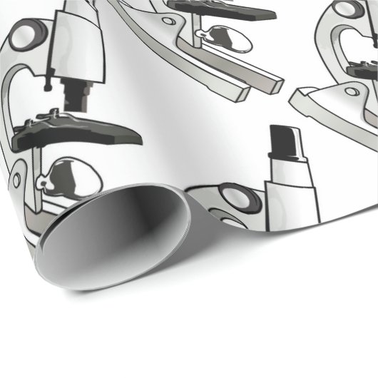 顕微鏡 ラッピングペーパー (ロールコーナー)