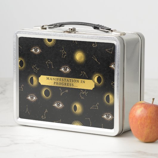 顕現シアルサンアンドムーン〔占星術の〕十二宮図アイ メタルランチボックス (インサイチュ)