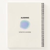 顕現スピリチュアルアート，エネルギーオーラ勾配 ノートブック (裏面)