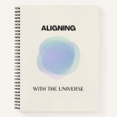 顕現スピリチュアルアート，エネルギーオーラ勾配 ノートブック (正面)