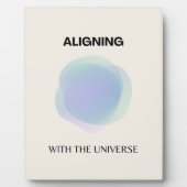 顕現スピリチュアルアート，エネルギーオーラ勾配 フォトプラーク (正面)