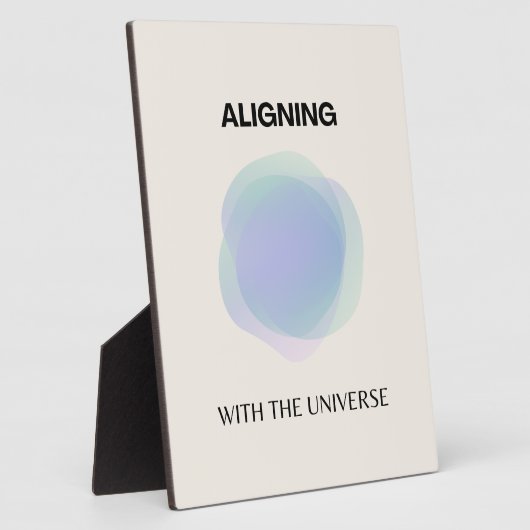 顕現スピリチュアルアート，エネルギーオーラ勾配 フォトプラーク (側面)