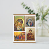 顕現祭のアイコンを使ったホリデーカード シーズンカード (スタンド正面)