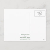 顕花多肉質 シーズンポストカード (裏面)