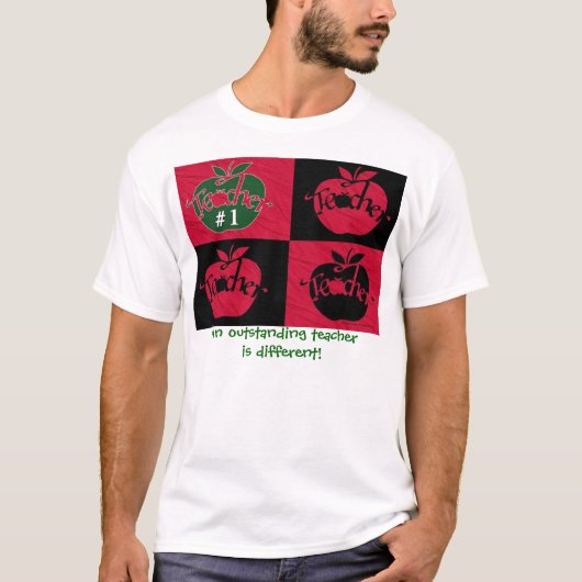 顕著な先生のワイシャツ Tシャツ (正面)