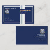 顕著な垂直レトロの独占的な総務部長 名刺 (正面/裏面)