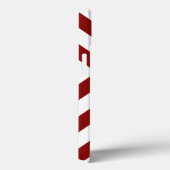 顕著な赤と白のシェブロン Case-Mate iPhoneケース (裏面 / 右)