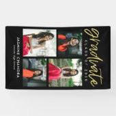 顕著にカッコいい編集可能なカラー卒業バナー 横断幕 (横)