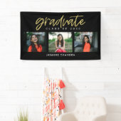 顕著にカッコいい編集可能なカラー卒業バナー 横断幕 (インサイチュ)