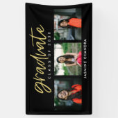 顕著にカッコいい編集可能なカラー卒業バナー 横断幕 (縦)