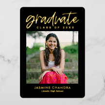 顕著カッコいいな箔卒業編集可能カラーフォイルI