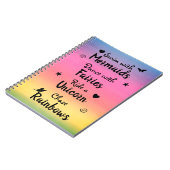 願いおよび夢の螺線形の写真のノート ノートブック (左側)