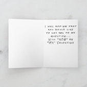 **願いが叶いますように** バレンタイン カード (内部)