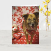 **願いが叶いますように** バレンタイン カード (黄色い花)