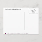 願いここにいました インビテーションポストカード (裏面)